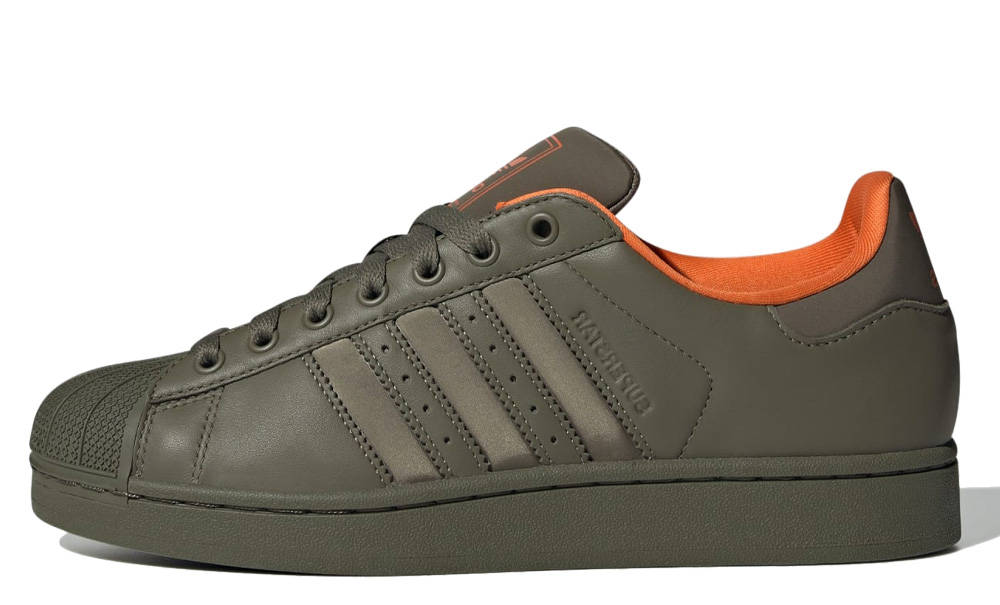 adidas Superstar II Olive Strata Orange