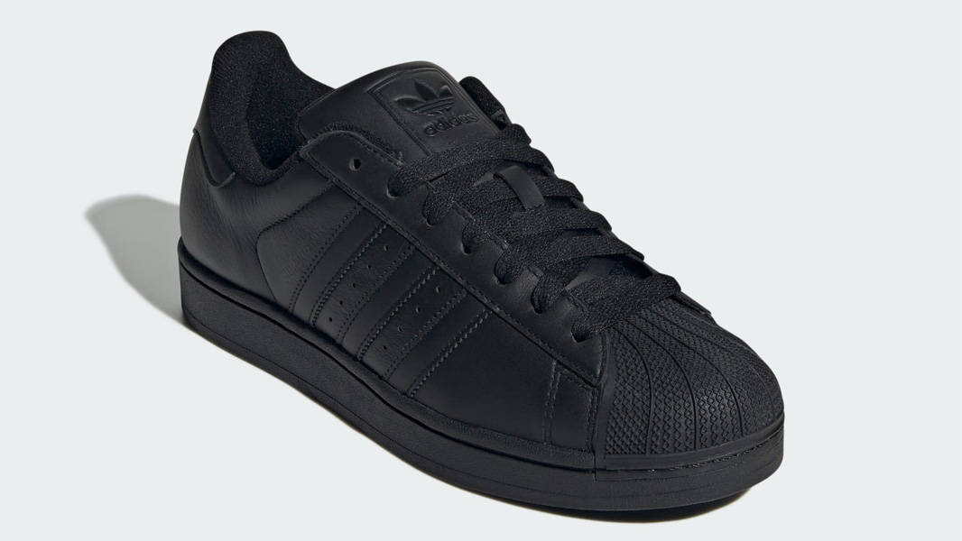 adidas Superstar II Triple Black Front