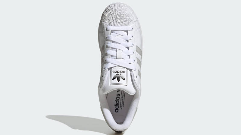 adidas Superstar II White Grey Middle