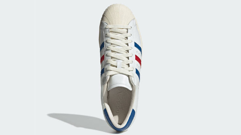 adidas Superstar Vintage White Blue Middle