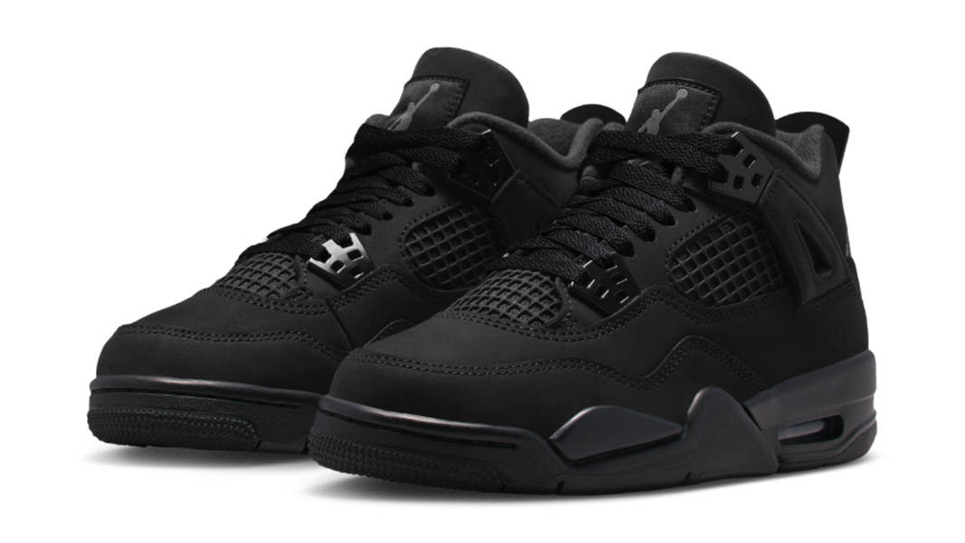 Air Jordan 4 GS Black Cat 2025 Front