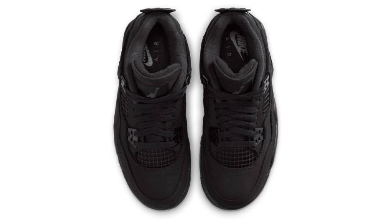 Air Jordan 4 GS Black Cat 2025 Middle