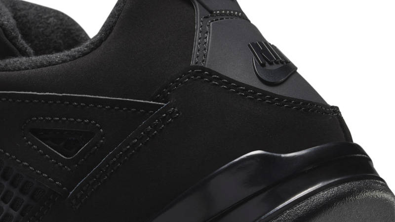 Air Jordan 4 PS Black Cat 2025 Closeup