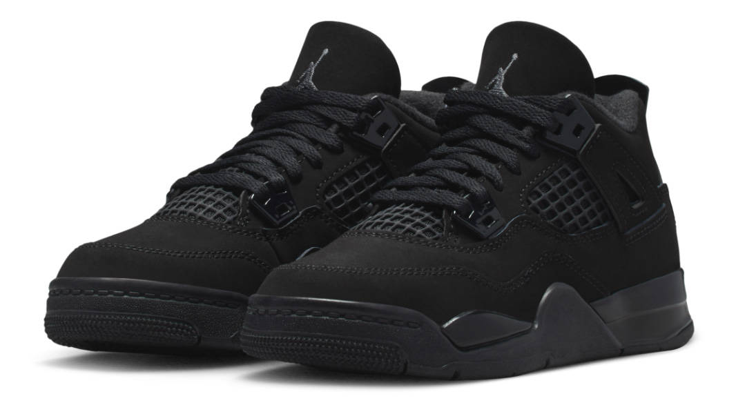 Air Jordan 4 PS Black Cat 2025 Front