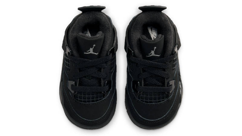 Air Jordan 4 Toddler Black Cat 2025 Middle