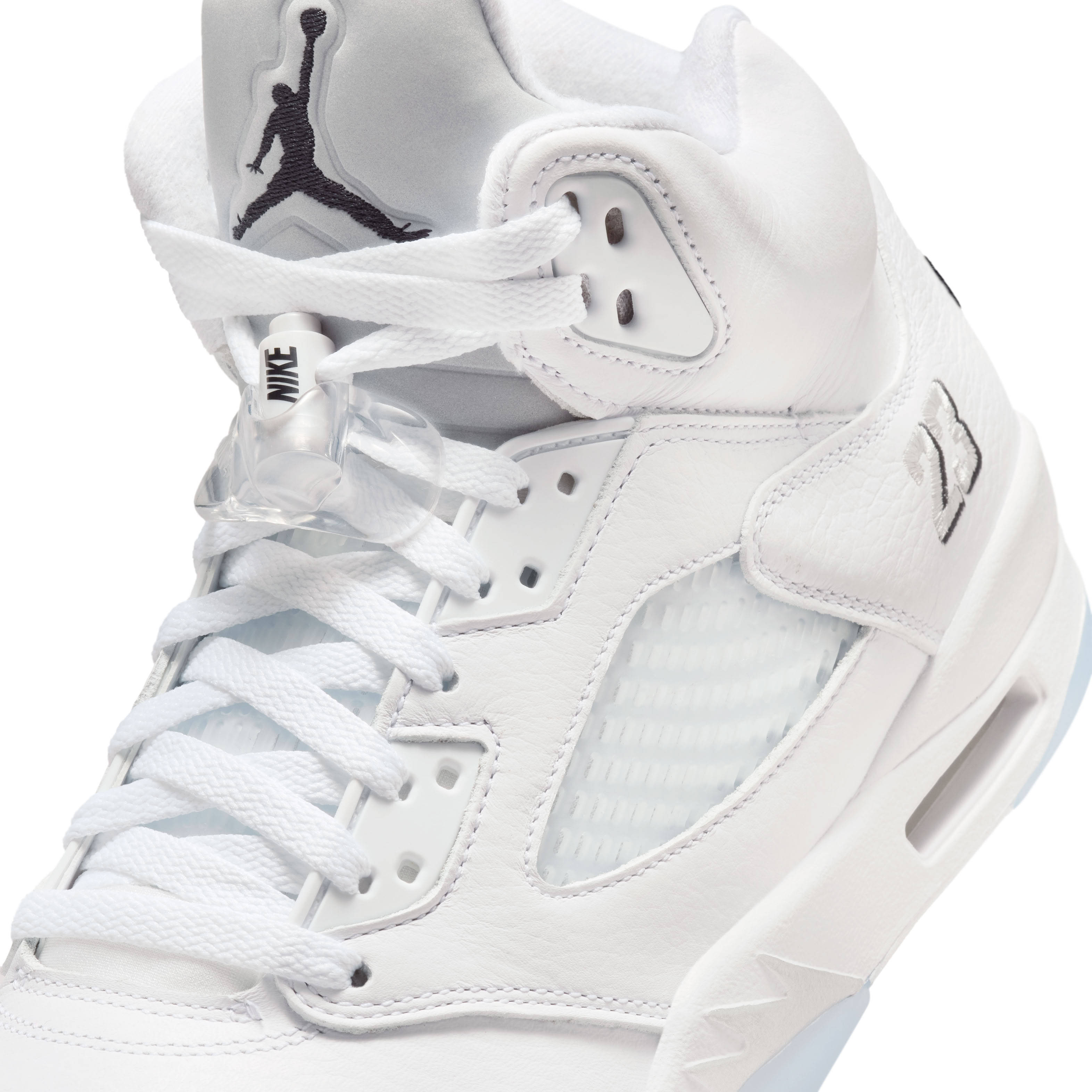 Air Jordan 5 OG White Metallic Detail