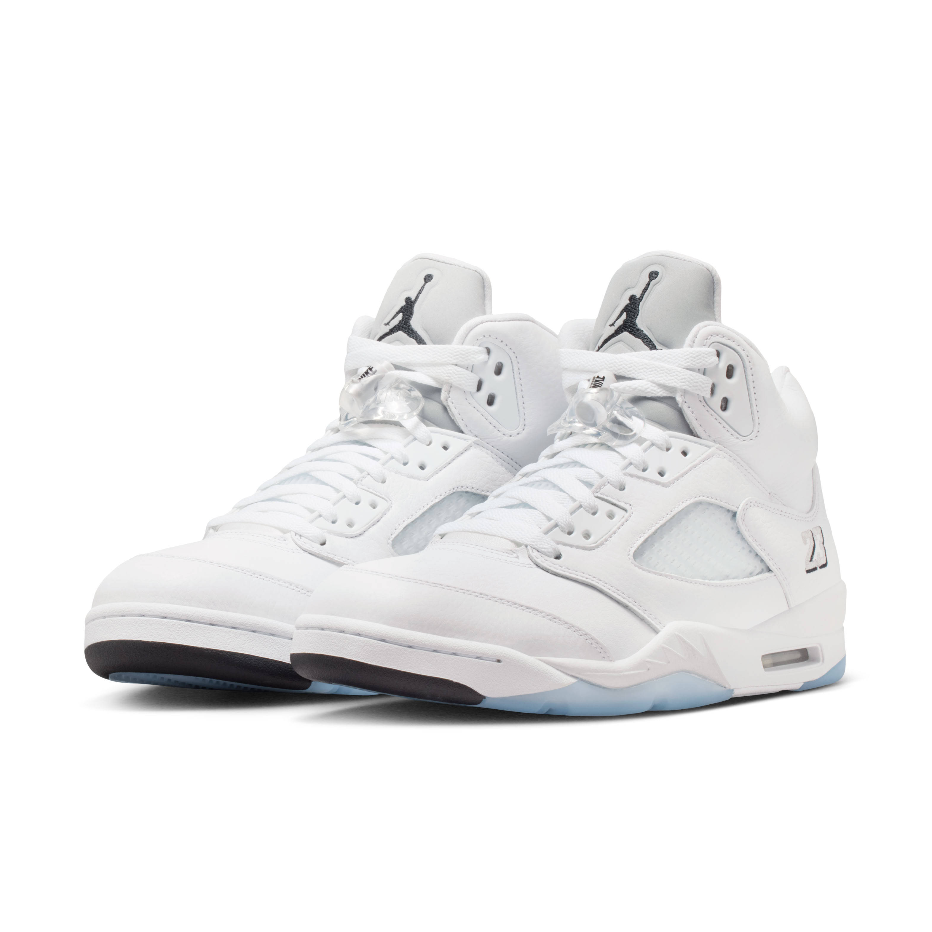 Air Jordan 5 OG White Metallic Pair