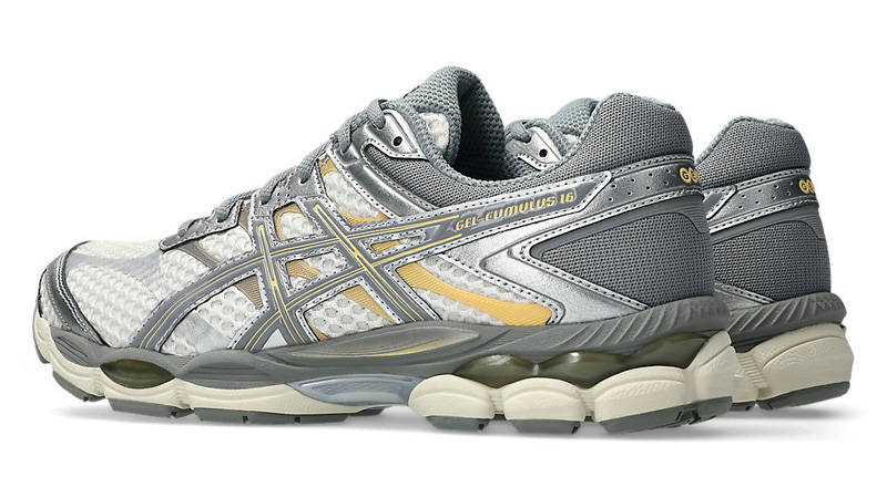 ASICS Gel-Cumulus 16 Cream Clay Grey Back Side