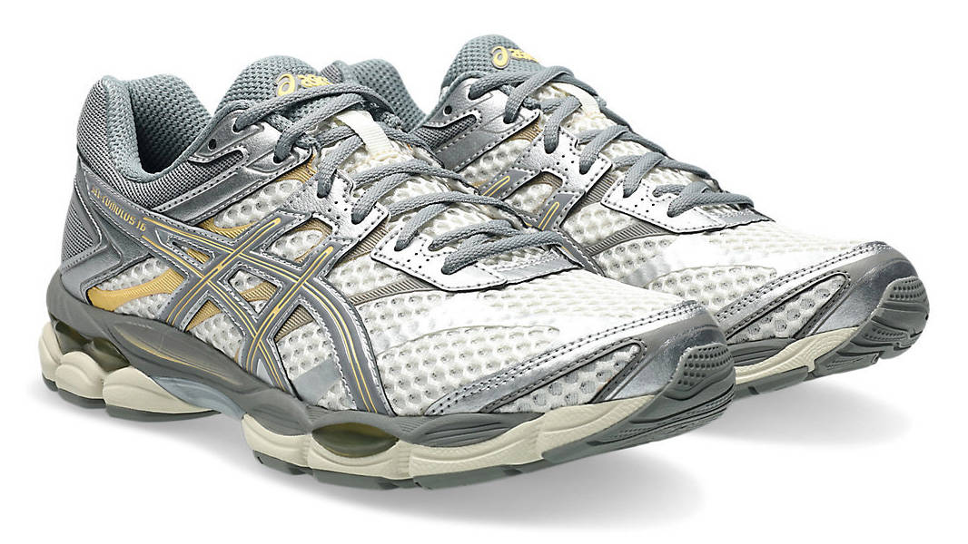 ASICS Gel-Cumulus 16 Cream Clay Grey Front