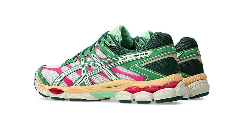 ASICS Gel-Cumulus 16 Green Cream Ivory 1203A763-100 The Sole