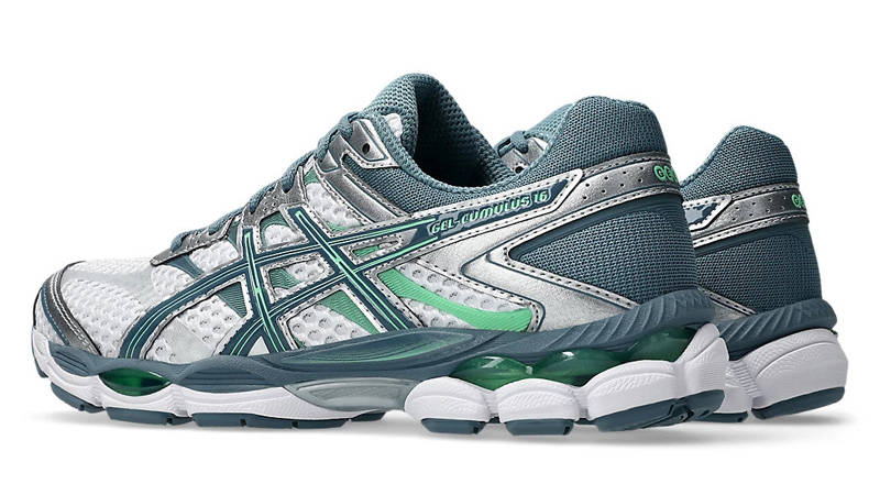 ASICS Gel-Cumulus 16 White Ironclad Back Side
