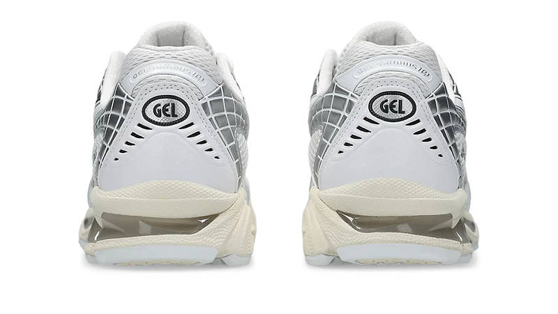 ASICS Gel-Nimbus 10 1 White Pure Silver 1203A761-100 back