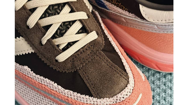 Bad Bunny x adidas adiZero SL 72 Brown Pink JP5997 tongue