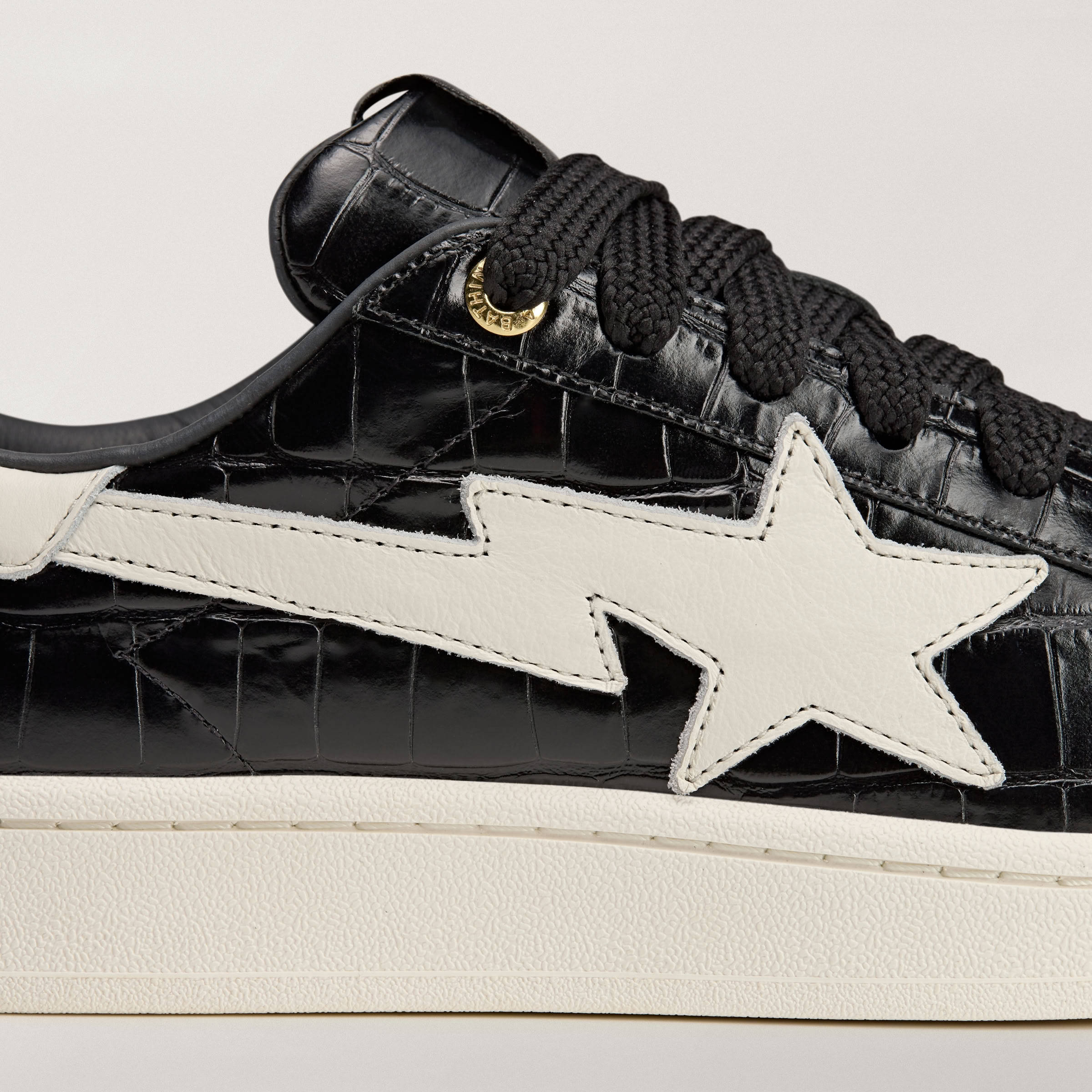 BAPE x adidas Campus 00s Black Off-White Detail