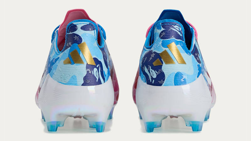 BAPE x adidas F50 Blue Pink | JS0573 | The Sole Supplier