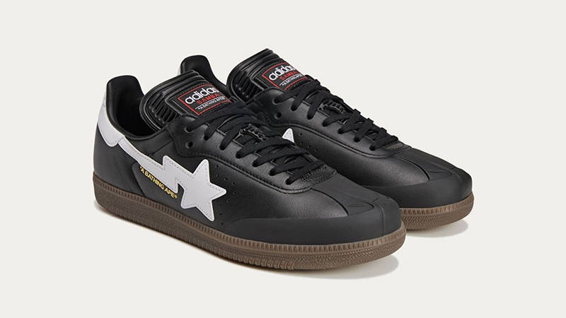 BAPE x adidas Samba Black Gum | JR9246 | The Sole Supplier