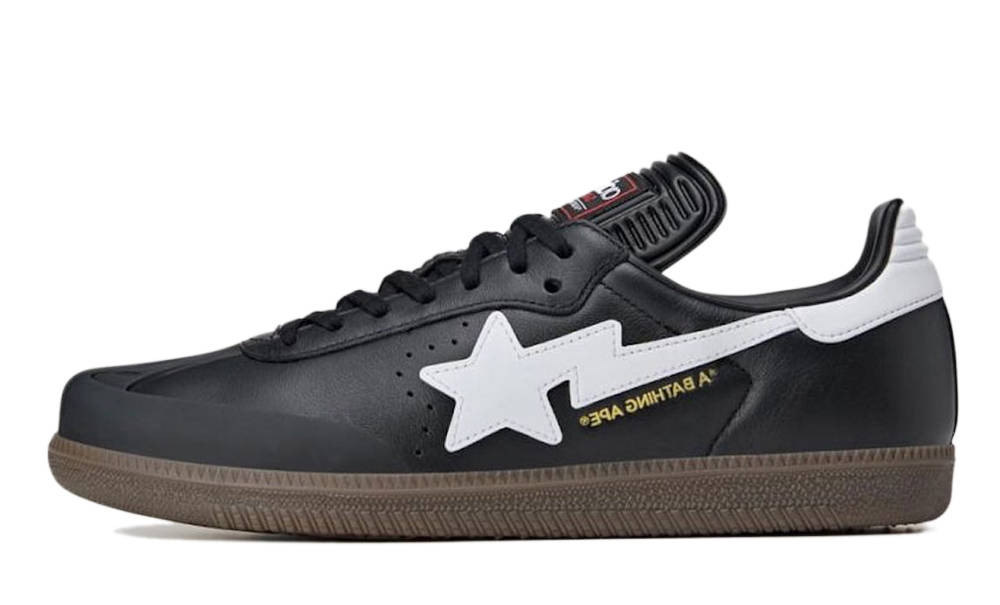 BAPE x adidas Samba Black Gum
