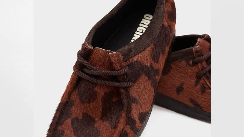 Clarks Wallabee Pony Hair Brown 26183072 side
