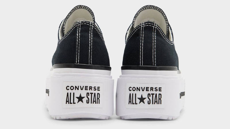Converse Chuck Taylor All Star Lift Double Stack Platform Black Back