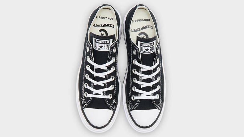 Converse Chuck Taylor All Star Lift Double Stack Platform Black Middle