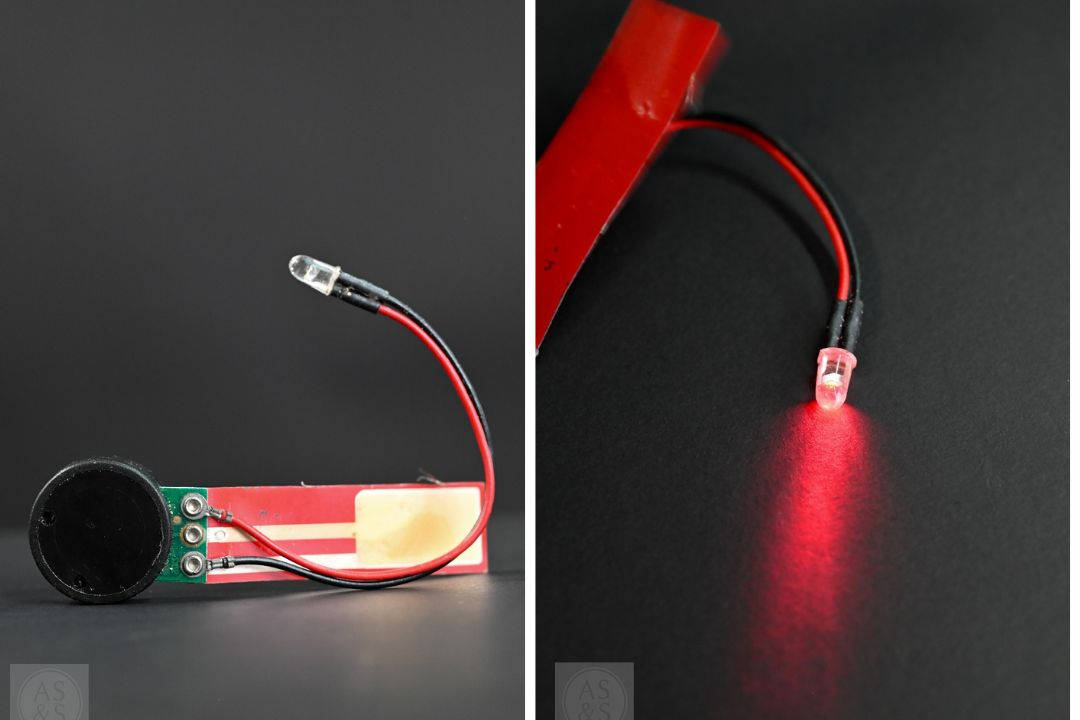 Piezofilm attatched to Lithium Battery component developed by John Mott and Penwalt USA