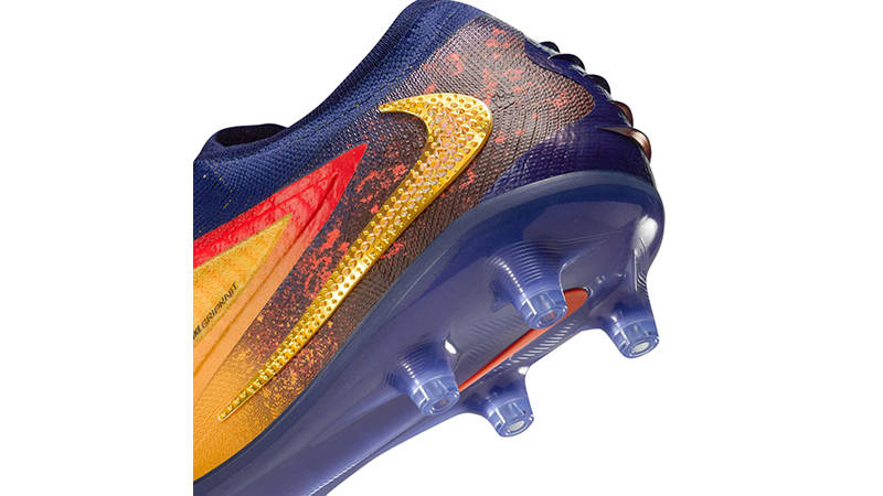 Erling Haaland x Nike Phantom 6 Low Elite AG Orange Blue IH1784-800 heel