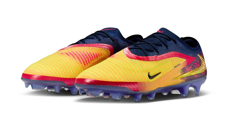 Erling Haaland x Nike Phantom 6 Low Elite FG Orange Blue HQ2332-800 front
