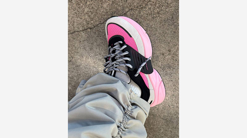 Jordan Trunner O S Pink Blast IB3722-002 on foot side