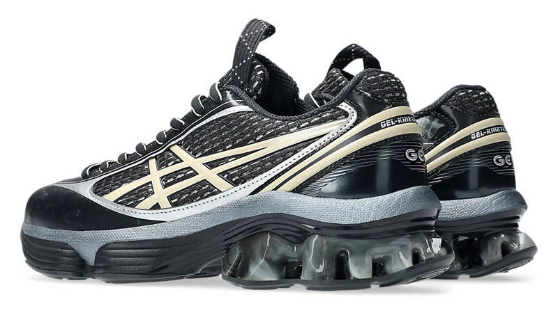 Kiko Kostadinov x ASICS US6-S GEL-Kinetic Fluent Black Vanilla Back Side