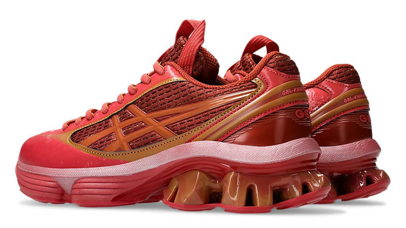 Kiko Kostadinov x ASICS US6-S GEL-Kinetic Fluent Cayenne Back Side
