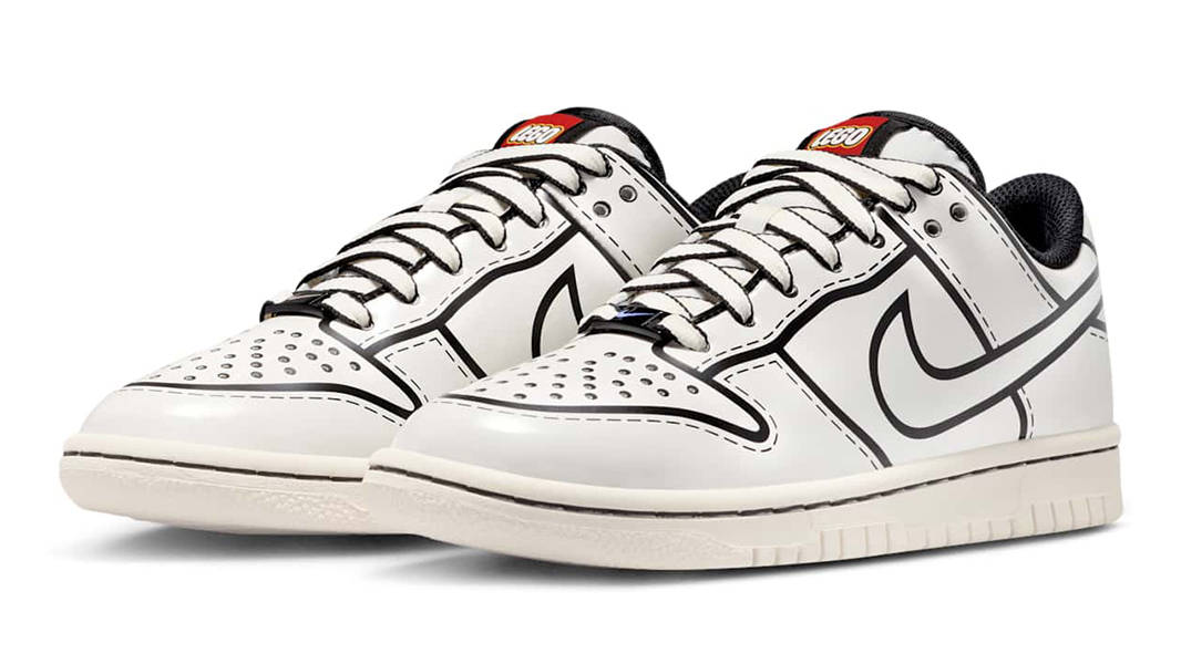 LEGO x Nike Dunk Low GS Sail Black IF2117-100 Side