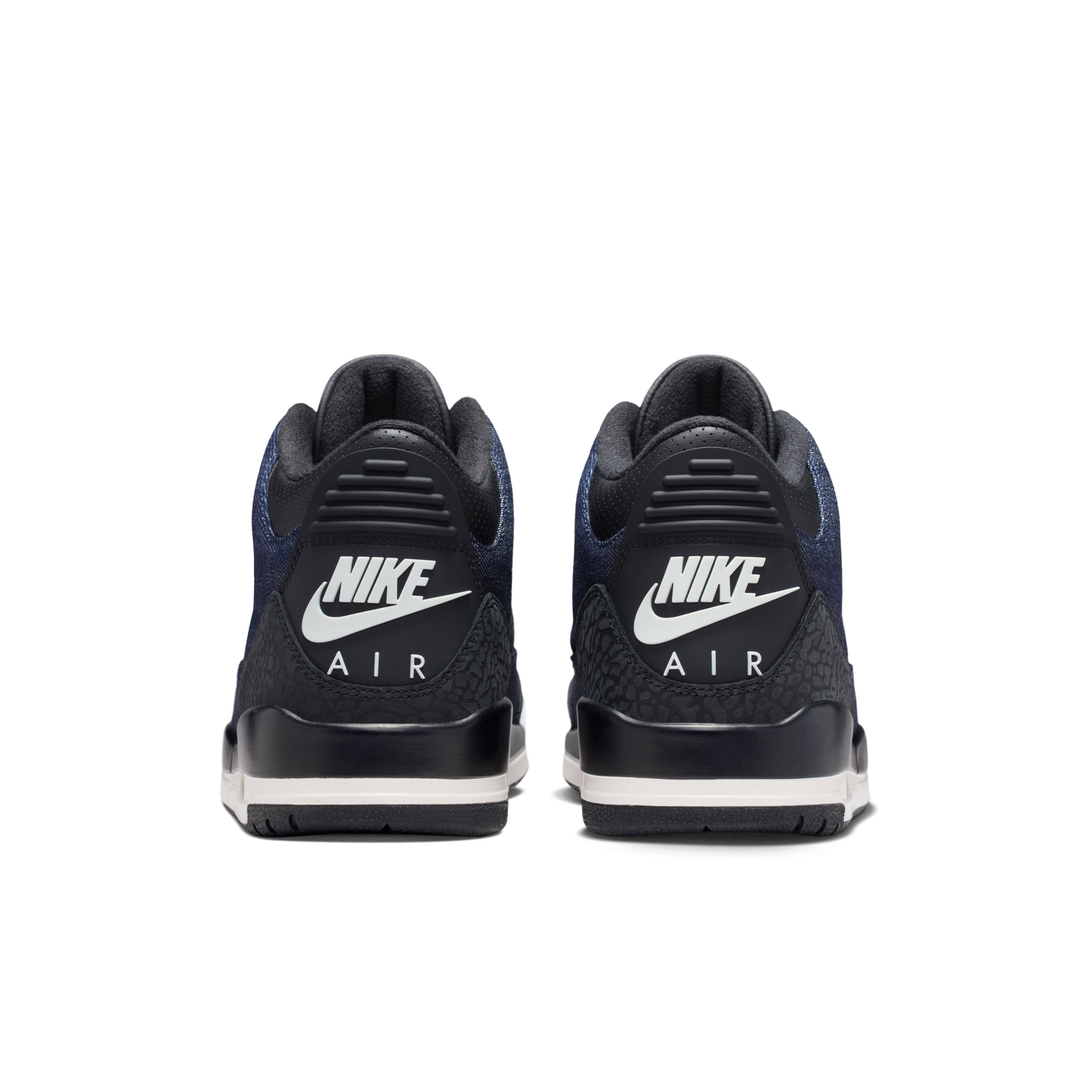 Levi Strauss & Co x Air Jordan 3 Retro Denim Black Sail Back
