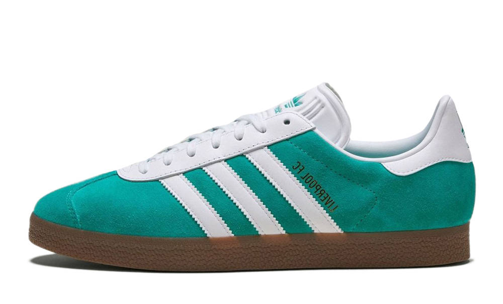 Liverpool FC x adidas Gazelle Sea Green JR4159