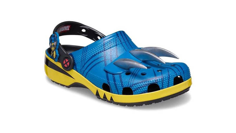 Marvels Wolverine x Crocs Classic Clog Blue Yellow | 211779-90H