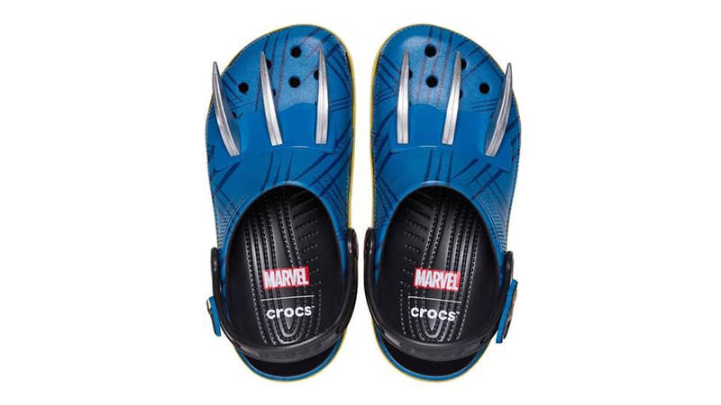 Marvels Wolverine x Crocs Classic Clog Blue Yellow 211779-90H middle