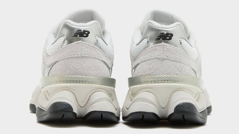 New Balance 9060 White Metallic Silver Back