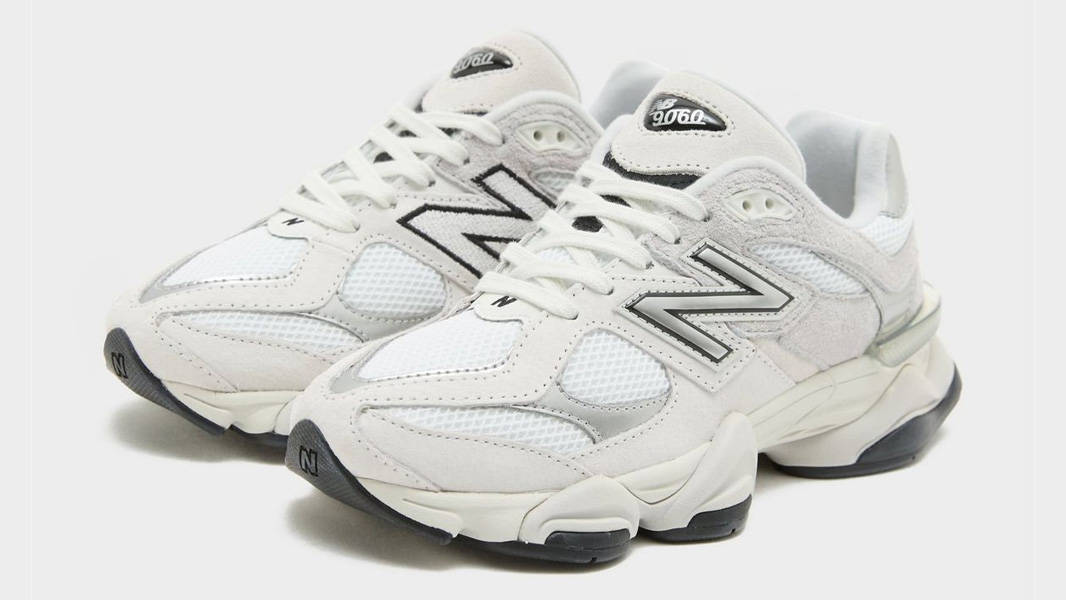 New Balance 9060 White Metallic Silver Front