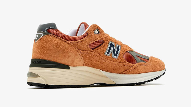 New Balance 991v2 Gold Earth U991OV2 back