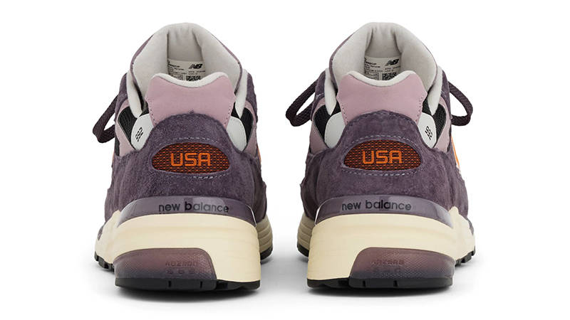 New Balance 992 Dark Ice Wine Black back