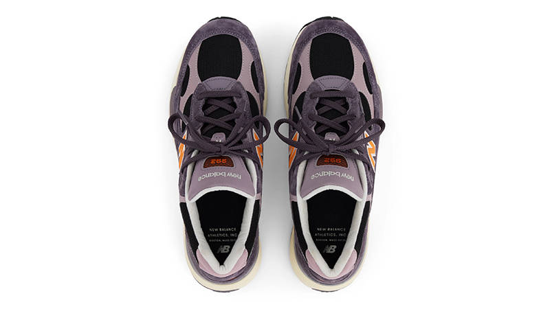New Balance 992 Dark Ice Wine Black middle