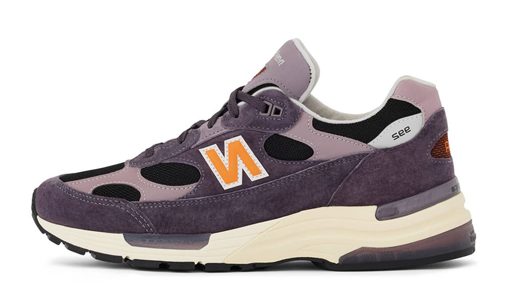 New Balance 992 Dark Ice Wine Black
