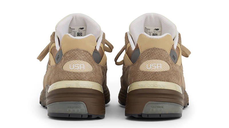 New Balance 992 Driftwood Incense back