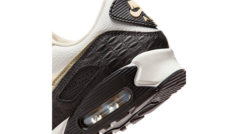 Nike Air Max 90 Croc Skin Sail IM3110-100 heel