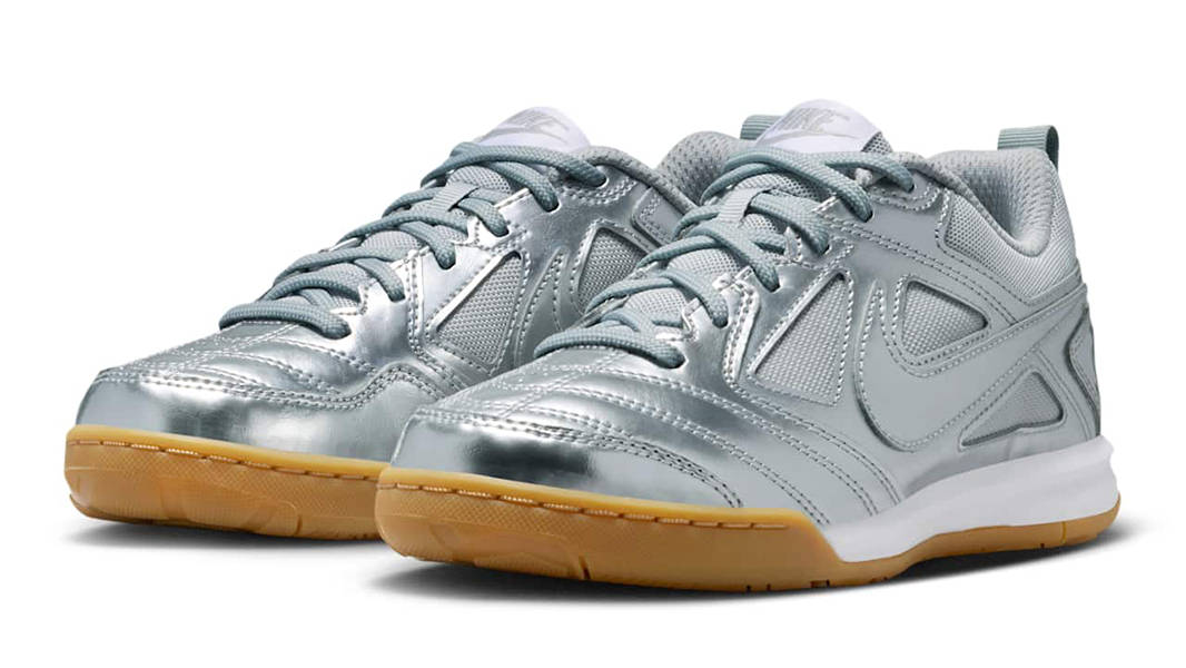 Nike Gato LV8 GS Metallic Silver II7084-001 Side
