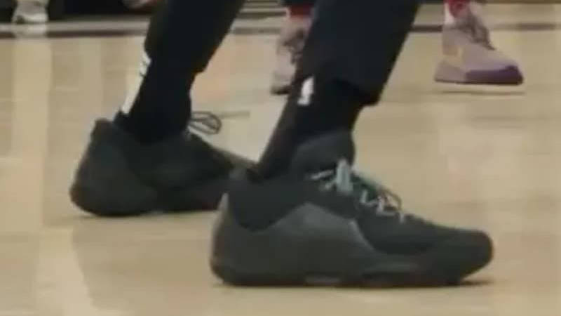 Nike LeBron 23 Black on foot side