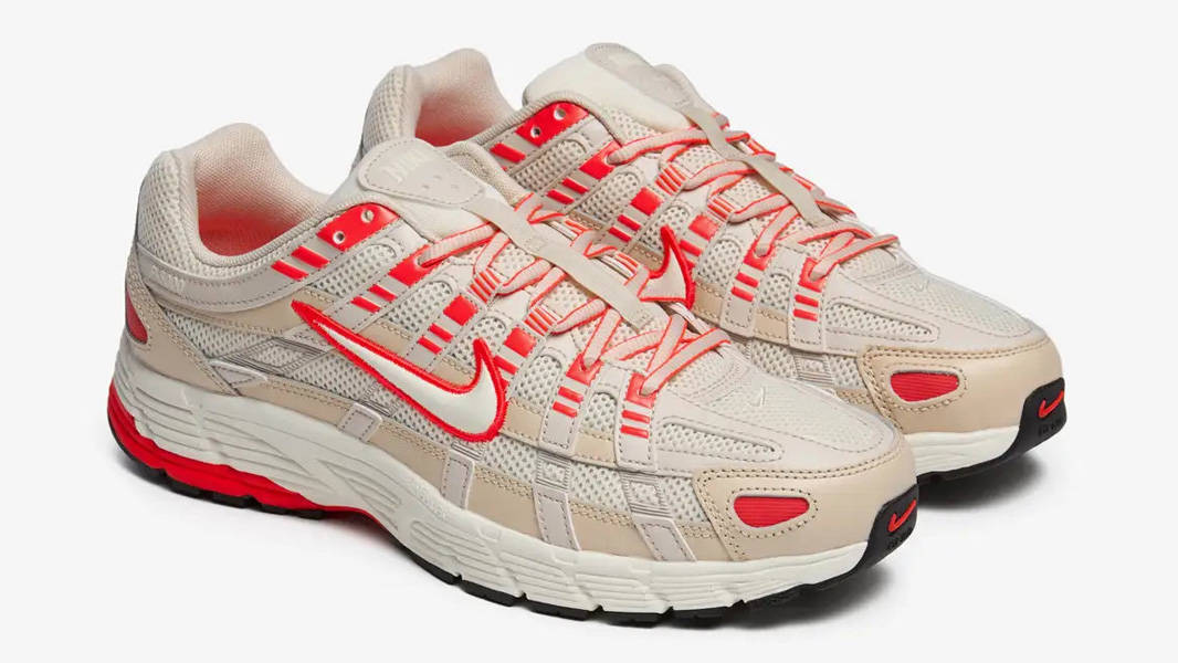 Nike P-6000 Bright Crimson Soft Pearl Front
