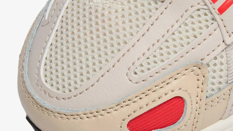 Nike P-6000 Bright Crimson Soft Pearl Top Closeup