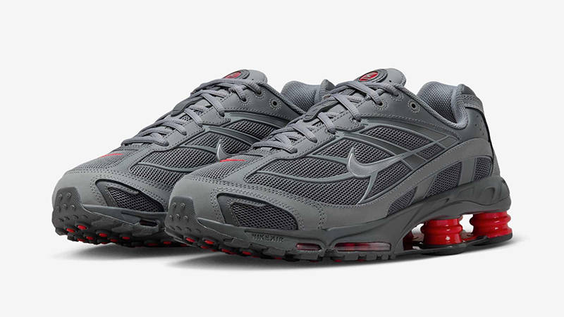 Nike Shox Ride 2 Smoke Grey Red IM5999-084 front