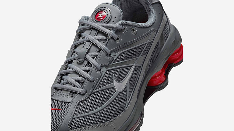 Nike Shox Ride 2 Smoke Grey Red IM5999-084 tongue