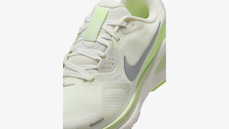 Nike Structure 26 Summit White Barely Volt HJ1101-103 tongue